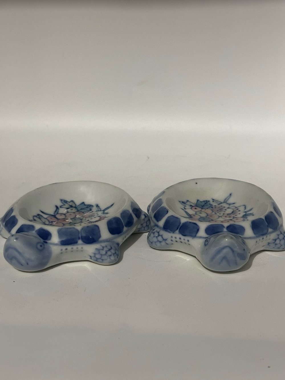 Blue and White Turtle trinket Dish Set - Home Art